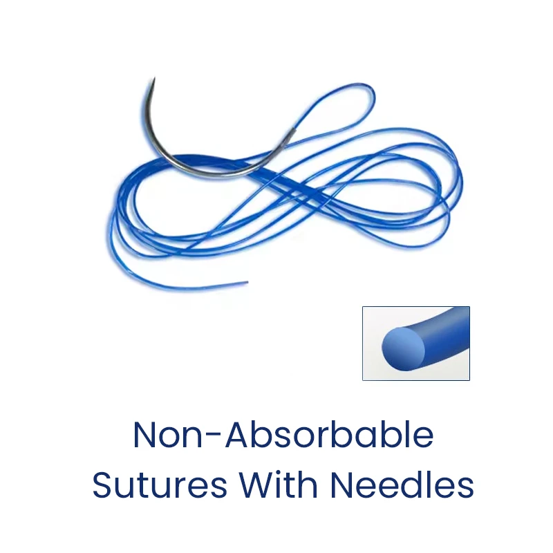 Suturas cir&uacute;rgicas n&atilde;o absorv&iacute;veis