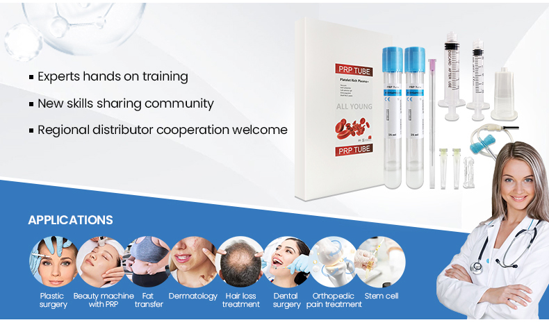 Kit de tubo coreano 15ML ACD Gel BiotinPRP