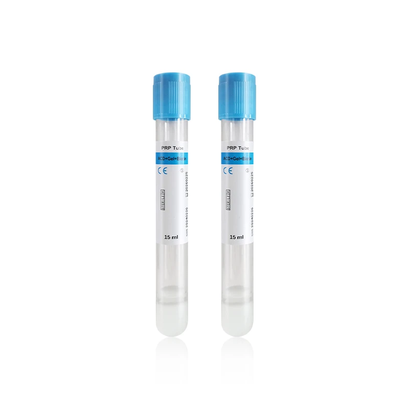 Tubo PRP de biotina em gel ACD
