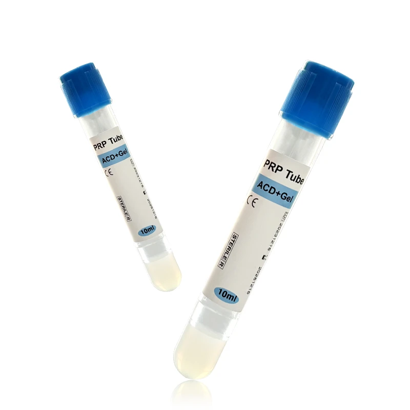 Pacote individual de TUBO de gel PRP ACD de 10ml