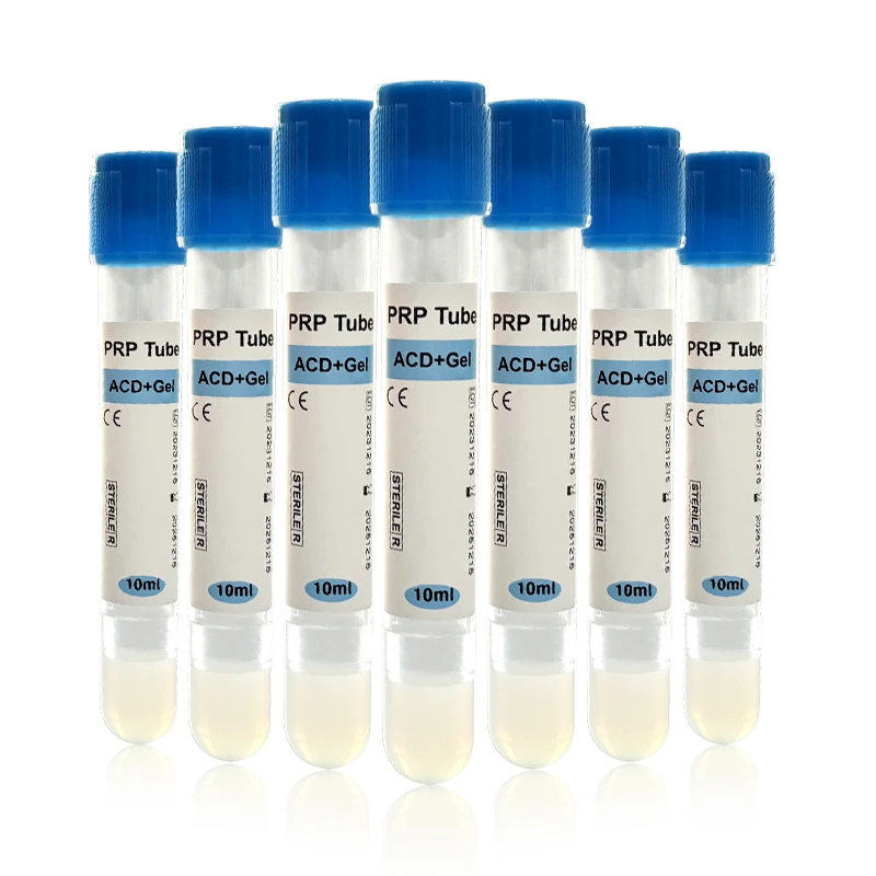 Pacote individual de TUBO de gel PRP ACD de 10ml