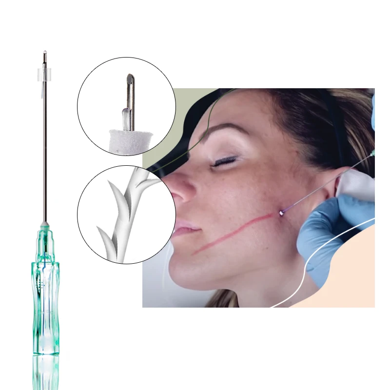 Linha de moldagem PCL 18G 19G 100mm para contorno facial