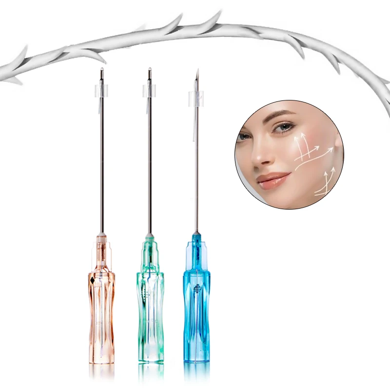 Linha esterilizada EO da RODA DENTEADA de PLLA 4D para a pele fl&aacute;cida do corpo do pesco&ccedil;o da cara qu