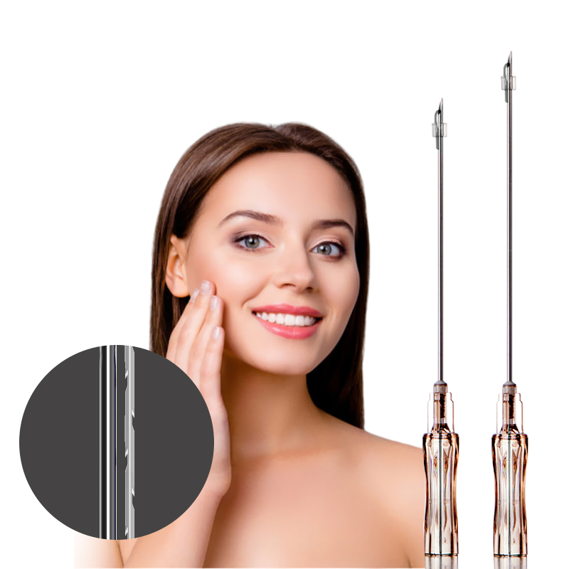 Linha de moldagem PCL 18G 19G 100mm para contorno facial