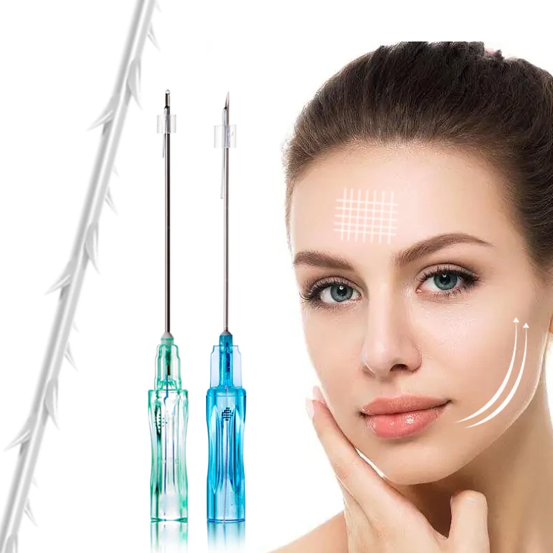 Linha esterilizada EO da RODA DENTEADA de PLLA 4D para a pele fl&aacute;cida do corpo do pesco&ccedil;o da cara qu