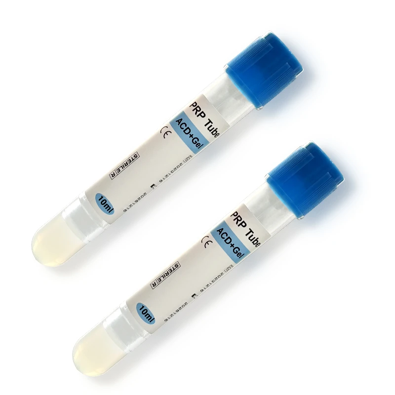 Pacote individual de TUBO de gel PRP ACD de 10ml
